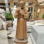 Bronze Life Size Father Saint Pio Statue St. Pio of Pietrelcina Francesco San Pio Christian Religious Decoration for sale