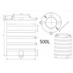 Customizde OEM Rotational Molding Plastic Water Tank with Best Quality for sale
