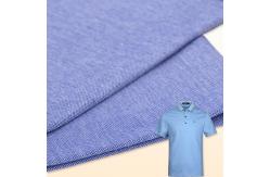 China Lightweight Cotton Pique Material Low Shrinkage Soft Striped Stretch Fabric supplier