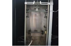 China ISO 6722 Fire Testing Equipment Automotive Single Wire Cable Tilting Combustion Tester supplier