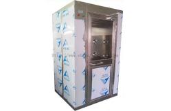 China High Speed Clean Air Shower Unit Single  / Double Door Intelligent Automatic Blowing supplier