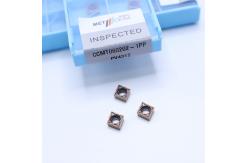 China Internal Turning Carbide Cutting Tool CCMT060202-1PP with Fracture Resistance PV4312 Grade supplier