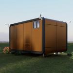 Modern Fashion Luxury Design Portable Container House Steel Structure Prefabricated Mobile Space Capsule for sale