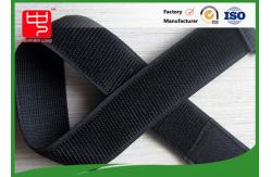 China Unnapped loop Elastic  straps , Black  stretch adjustable straps supplier