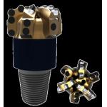 API Steel Body PDC Oil Drill Bit Six Blade Slide Bearing for sale