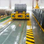 Remote Control Material Handling Cart , 30T Heavy Duty Transport Trolley for sale