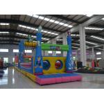 Giant  4 In 1 Bugs Bunny Moonwalk Obstacle Course , Customized Inflatable Water Obstacle Course for sale