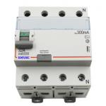 Compact Professional 4P RCCB residual current circuit breaker 3phasae magnetic type  50 / 60Hz for sale