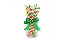 China Disposable Biodegradable Paper Drinking Straws Strong Drinking Paper Straws supplier