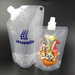 BPA Free 500ml Nonleakage Reusable Plastic Wine Flask / Pouch for sale