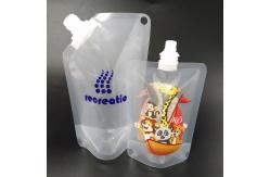 China BPA Free 500ml Nonleakage Reusable Plastic Wine Flask / Pouch supplier