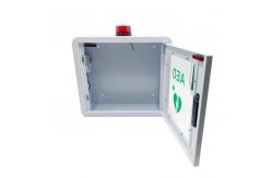 China Wall Mounted Defibrillator Cabinet , Customizable Metal AED Mounting Box supplier