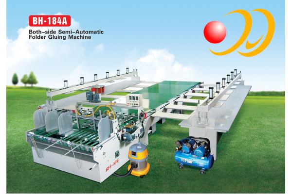 Semi - Automatic Folder Gluer Machine Operator Both - Side For Large Box