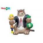 Outdoor 25ft Giant Advertising Inflatable Cat Blow Up Model Decoration for sale