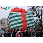 Oxford Cloth Inflatable Christmas Gift Box Helium Parade Balloon for sale