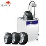 SUS303 220V 50HZ Power Supply Tyre Washing  Automatic Loading Unloading Tires Industrial Ultrasonic Cleaning Machine for sale