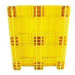 Single Faced HDPE Pallets 1500kg Dynamic Load Plastic Stacking Pallets