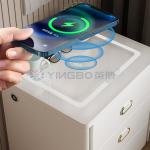 Home Fingerprint Biometric Safe Box Smart Safe Box Night Table For Security