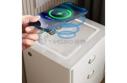 China Home Fingerprint Biometric Safe Box Smart Safe Box Night Table For Security supplier
