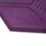 3D Acoustic Panel For Effective Sound Absorption And Reflection Control