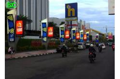 China P6 WIFI 3G Pole Street Advertising LED Display Screen Sign Outdoor Usage supplier