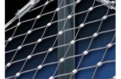 China Anti - Rust SS316 Wire Rope Mesh , Wire Rope Netting For Protection Use supplier