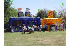 China Durable Lipton Inflatable Booth , Advertising Inflatables With EN14960 supplier