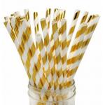 Multi Layered Assorted Paper Straws Sturdy Thick Waterproof Paper Straws