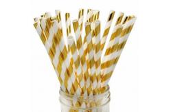 China Multi Layered Assorted Paper Straws Sturdy Thick Waterproof Paper Straws supplier