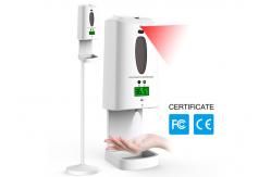 China DC6V Touchless Soap Dispenser Hand Sanitizer And Temperature Machine supplier