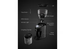 China Automatic Conical Burr Coffee Grinder Precise Setting Electric Coffee Equipment supplier