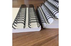 China Black White A4 Length 2:1 Pitch Binding Spiral Coil For Album supplier