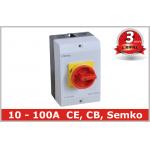 40A Weatherproof 4 Pole Rotary Isolator Safety Disconnect Switch for sale