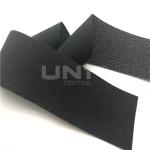 Black Garments Accessories High Elasticity PA Coating 3.5cm Width OEKO Certificate