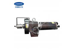 China LINGMAN 125C Double-acting Laser Rotary Axis Chuck Feeding Rear Chuck supplier