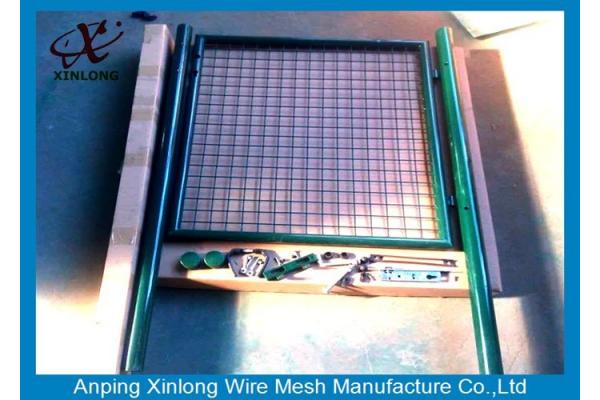 Anti-Climb Welded Fence Gate , 50*100mm High Security Chain Link Gate