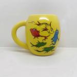 Microwavable Color Changeable Ceramic Egg Shaped Mug 16oz for sale