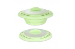 China Nonstick BPA Free 3 In 1 Collapsible Silicone Steam Cooker 1.6L supplier