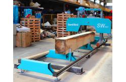 China SW26E Electric Portable Sawmill, Log Slice Horizontal Band Saw Mill Machines supplier