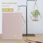 2023 Custom Hardcover Planner 80GSM Light Pink 2 Pages Per Week