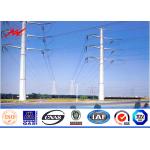 11.8M 50KN 6mm Thikcness Steel Utility Pole For Electrical Power Tower for sale