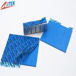 ultra soft Thermal Conductive pad For LED lighting 4 W/M-K blue thermal silicone gap filler  TIF100-40-12U for sale