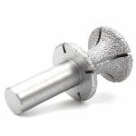 28mm Diamond Profile Wheel Concave Cylinder Electric Router Bit For Marble Granite