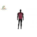 Custom Black And Red Baseball Jersey , Summer Polyester Baseball Shirts for sale