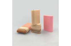 China Customized 20G Plastic Blush Stick Empty Container Both Sides Deodorant And Brush supplier