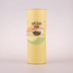 Recyclable Yellow Wine Paper Cans Packaging Round Food Can Packaging For Wine for sale