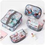 Custom Logo Clear Travel Portable Make Up PVC Cosmetic Bag for sale