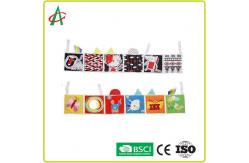 China 20x20cm Rag Soft Books For Infants Handcrafted Plush Polyester supplier