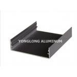 Oval Anodized Aluminum Curtain Wall Profile Normal Length 6m Rectangle OEM for sale