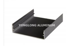 China Oval Anodized Aluminum Curtain Wall Profile Normal Length 6m Rectangle OEM supplier